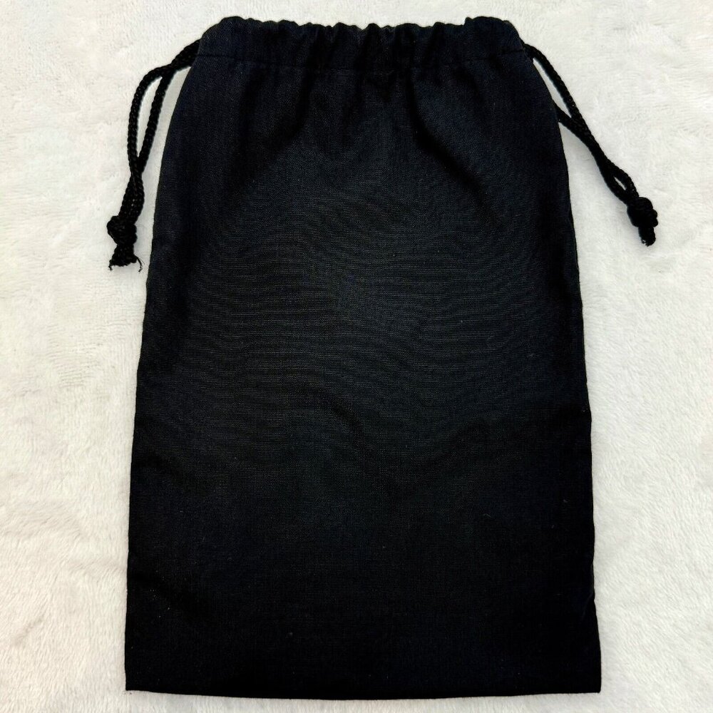 Bandolier Protective Cloth Bag Cinch Sack for Leather Case 8.75" x 5.75" Black - Picture 2 of 2